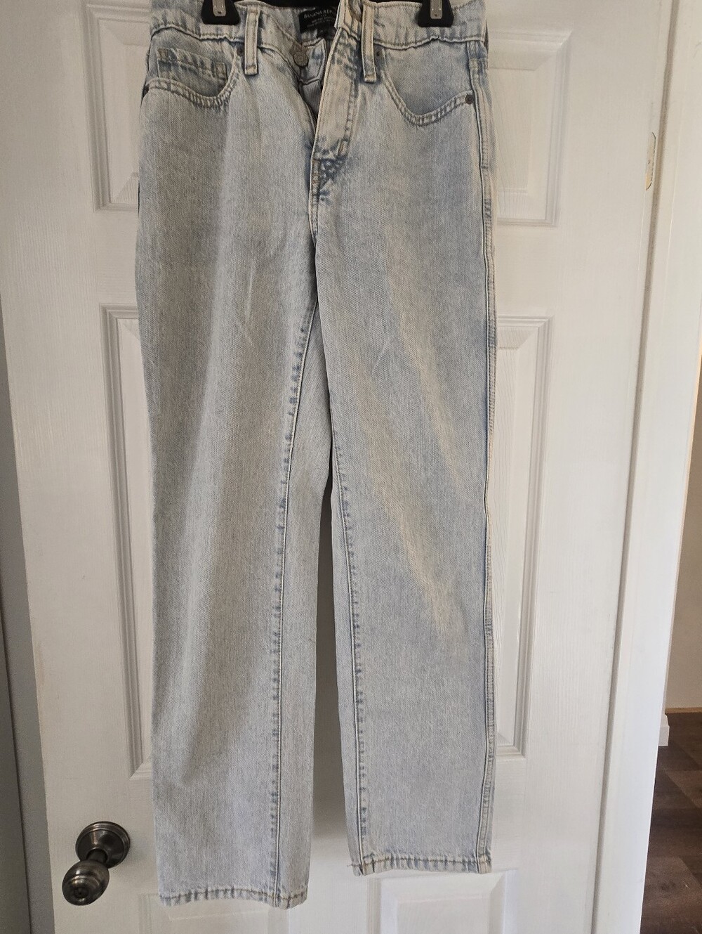 Banana Republic Factory Light Wash Women's Jeans - High-Rise Straight, Size 26/2